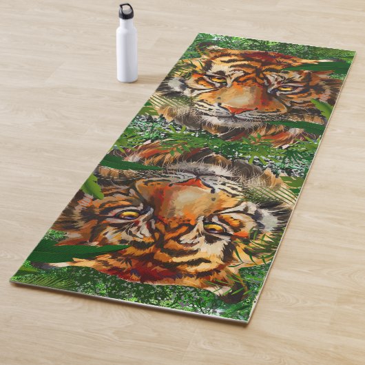 Oerwoud Tiger Yoga Mat - Wildlife Big Cats (In situ)