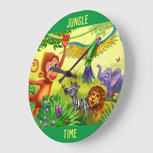 Oerwoud Tijd dieren kinderklok Grote Klok (Hoek)