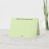 Oerwoud Tijger Happy Grrrr Dag Verjaardag Kaart (Achterkant)