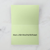 Oerwoud Tijger Happy Grrrr Dag Verjaardag Kaart (Binnen)