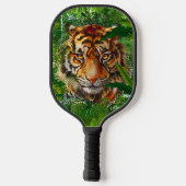 Oerwoud Tijger Hoofd Pickleball Paddle (Achterkant)
