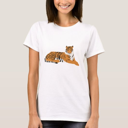Oerwoud tijger t-shirt (Voorkant)