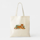 oerwoud Tijger, wilde dieren, dierentuin Tote Bag (Achterkant)