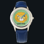 "Oerwoud Timekeeper" - Gepersonaliseerde Blue Lion Horloge<br><div class="desc">Ontdek de "Oerwoud Timekeeper", een levendig en leerzaam blauw horloge met een boeiende leeuwensafari-illustratie, ontworpen met liefde door een artiest voor haar zoontje. Dit horloge is niet alleen een hulpmiddel om je kind te helpen de tijd te leren vertellen; het is een draagbaar kunstwerk dat avontuur en nieuwsgierigheid inspireert. In...</div>