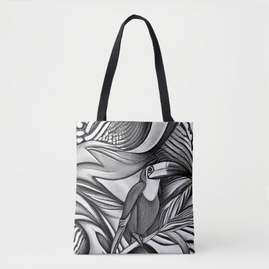Oerwoud Toucan Tote Bag (Voorkant)