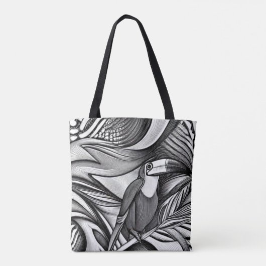 Oerwoud Toucan Tote Bag (Achterkant)