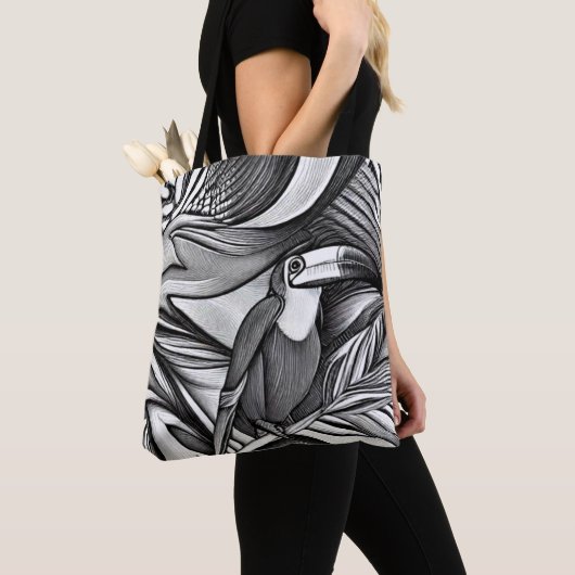 Oerwoud Toucan Tote Bag (Dichtbij)