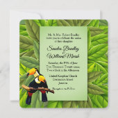 Oerwoud Toucans Weddenschap Kaart (Voorkant)