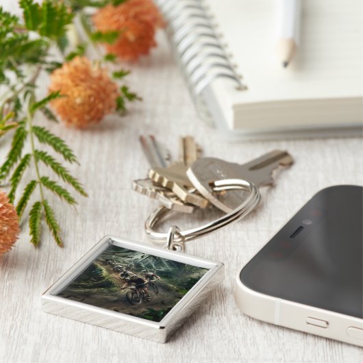 Oerwoud Trail Challenge Sleutelhanger (Zijkant)