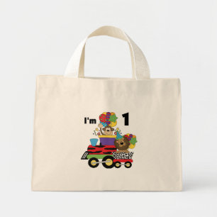 Oerwoud Train 1e Verjaardag T-shirts en geschenken Mini Tote Bag