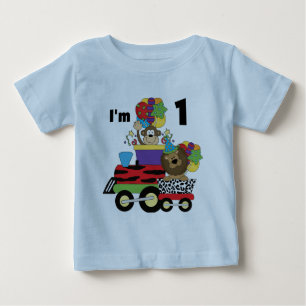 Oerwoud Train 1st Birthday T-shirts en cadeautjes