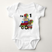 Oerwoud Train 1st Birthday T-shirts en cadeautjes (Voorkant)