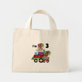 Oerwoud Train 3e Verjaardag Tshirts en geschenken Mini Tote Bag (Voorkant)