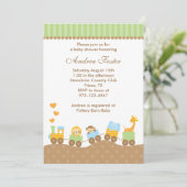 Oerwoud - Train-uitvindingen Kaart (Staand voorkant)