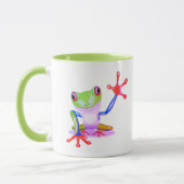 Oerwoud Tree Frog felle kleuren Mok (Links)