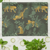 Oerwoud Tropisch Camouflage Leopard Oerwoud Patroo Theedoek (Gevouwen)