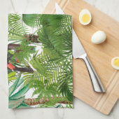 Oerwoud, tropisch, vogels, toucans, wortelen, theedoek (Quarter Fold)