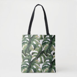 Oerwoud, tropische druk tote bag