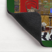Oerwoud/tuin Dank u Mousepad Muismat (Hoek)