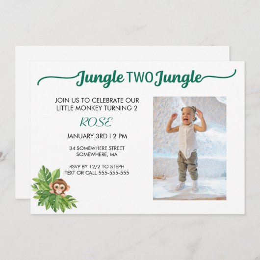 OERWOUD TWEE OERWOUD KAART (Voorkant / Achterkant)