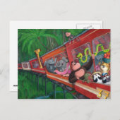 Oerwoud van dieren briefkaart (Voorkant / Achterkant)