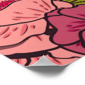 Oerwoud van Floral met een smakerspatroon, tropisc Poster (Hoek)