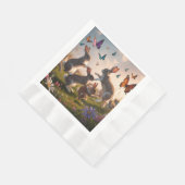 Oerwoud van konijnen servet (Hoek)