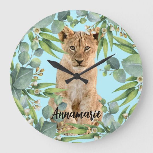 Oerwoud van lionwoud grote klok (Voorkant)