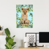 Oerwoud van lionwoud poster (Thuiskantoor)