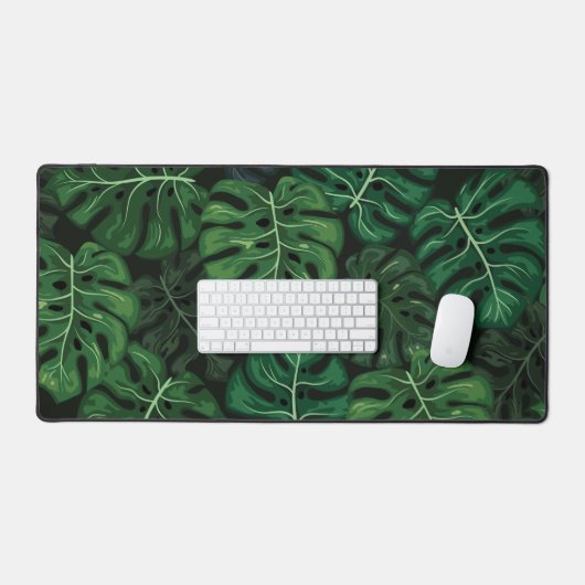 Oerwoud van Monstera Bureaumat (Keyboard & Muis)