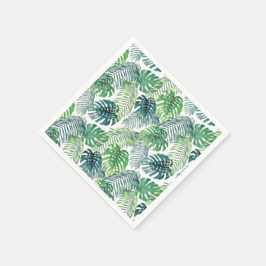 Oerwoud van Palms Design Paper Napkins Servet (Hoek)