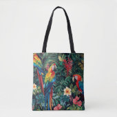 Oerwoud van papegaai tote bag (Voorkant)