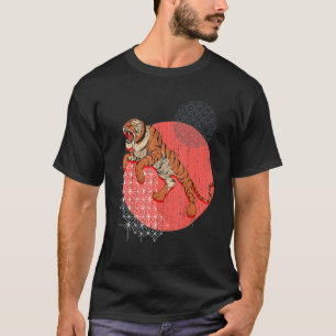 Oerwoud van wilde katten met dierlijke roofdieren  t-shirt
