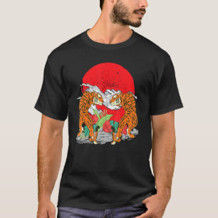 Oerwoud van wilde katten Predator Wildlife Animal  T-shirt