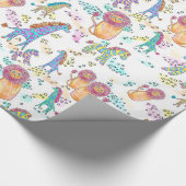 oerwoud van zoet safari - cadeautje cadeaupapier (Hoek)