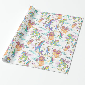 oerwoud van zoet safari - cadeautje cadeaupapier