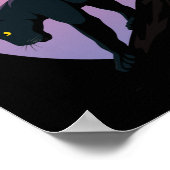 Oerwoud van zwarte panter poster (Hoek)