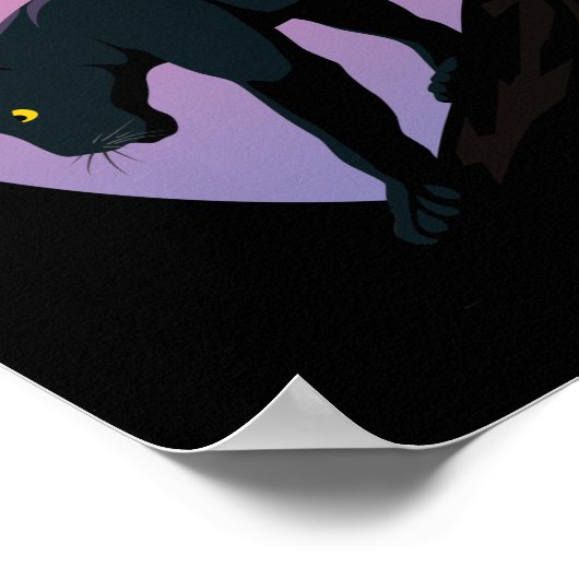 Oerwoud van zwarte panter poster (Hoek)