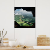 Oerwoud venster poster (Keuken)