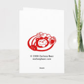 Oerwoud Verjaardag Kaart (Achterkant)