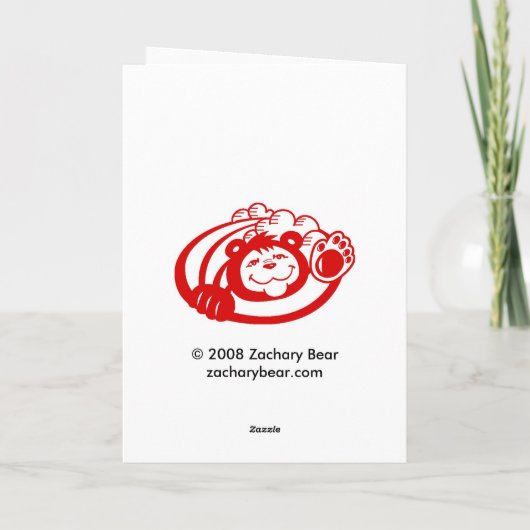 Oerwoud Verjaardag Kaart (Achterkant)