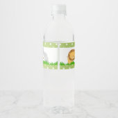 Oerwoud Verjaardagsfles Label Boy Green Waterfles Etiket (Achterkant)