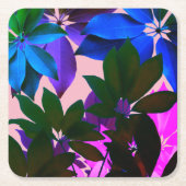 Oerwoud verlaat Aangepaste Onderzetters (Voorkant)