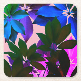 Oerwoud verlaat Aangepaste Onderzetters