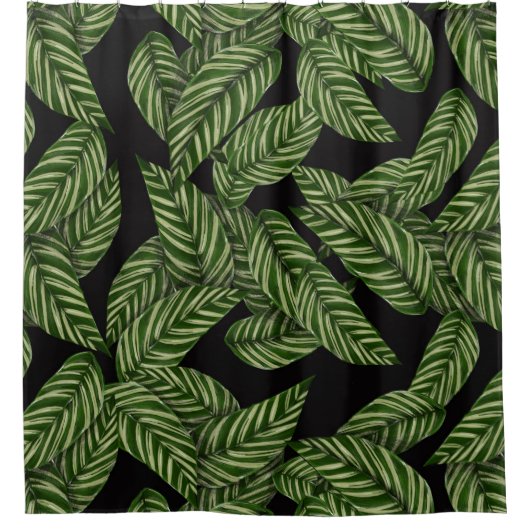 oerwoud verlaat douchegordijn (Voorkant)