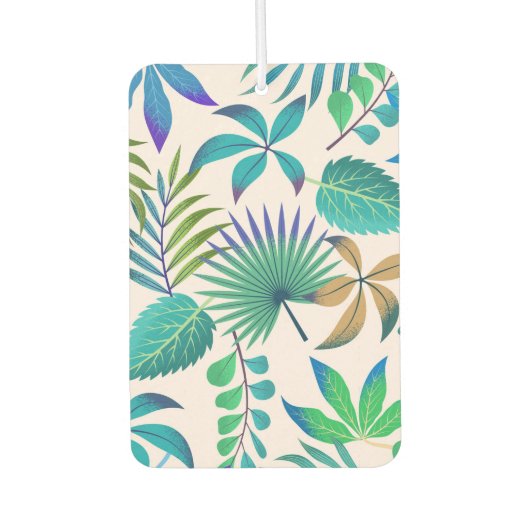 Oerwoud verlaat naadloos patroon luchtverfrisser (Voorkant)