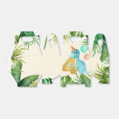 Oerwoud verliest Dinosaur 4e verjaardag Bedankdoosjes (Uitgevouwen)