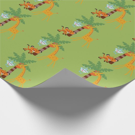 Oerwoud verpakt papier (Hoek)