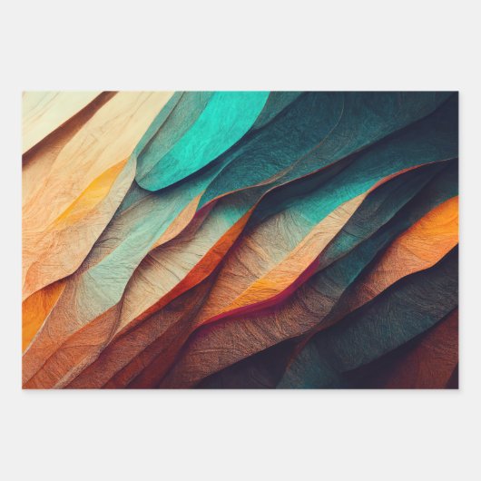 Oerwoud verpakt papier inpakpapier vel (Voorkant 3)