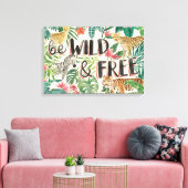 Oerwoud Vibes Canvas Afdruk (Insitu (Woonkamer))